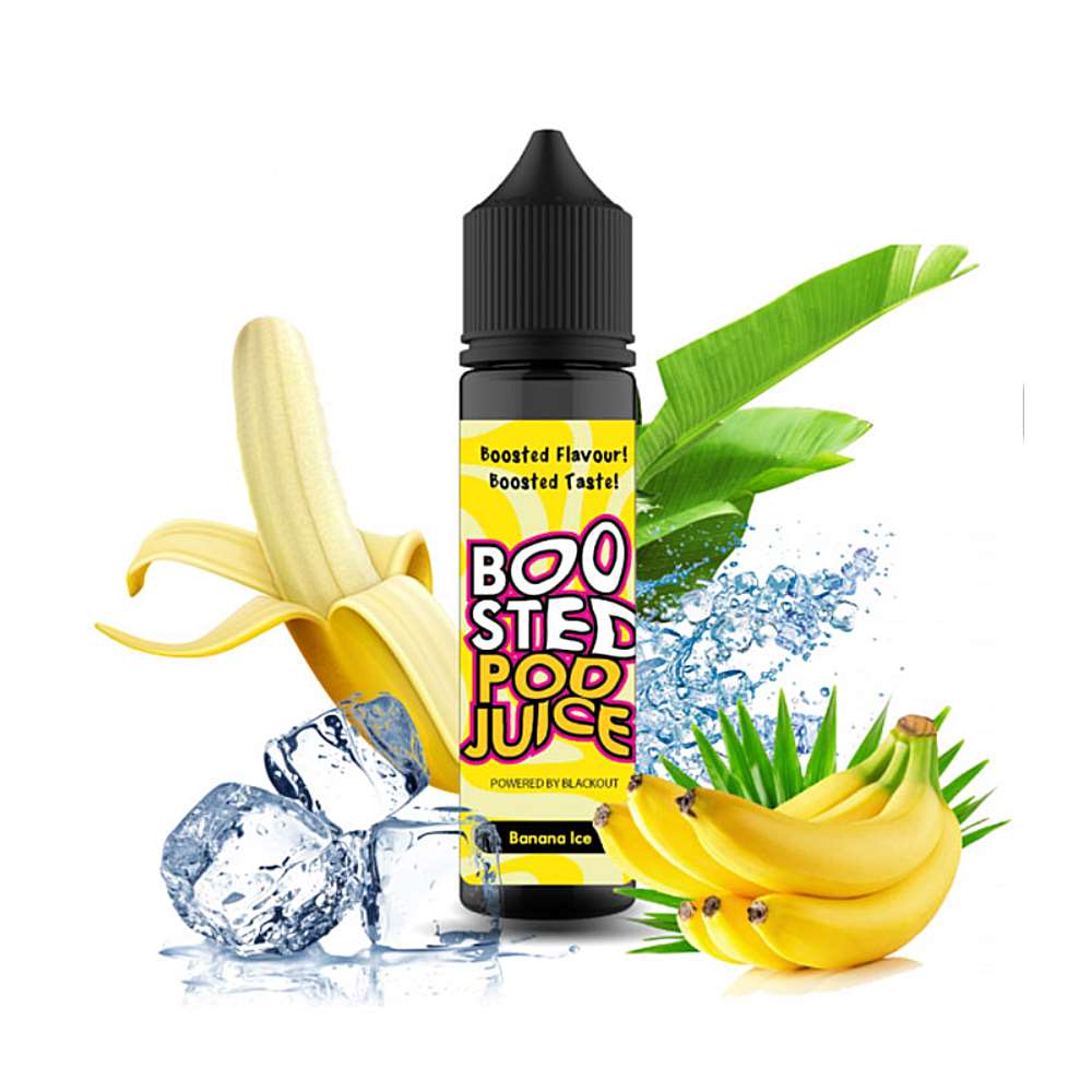 blackout boosted Pod Juice Banana Ice