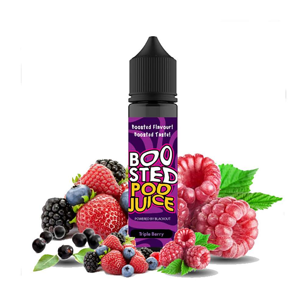 Blackout Boosted Pod Juice Triple Berry
