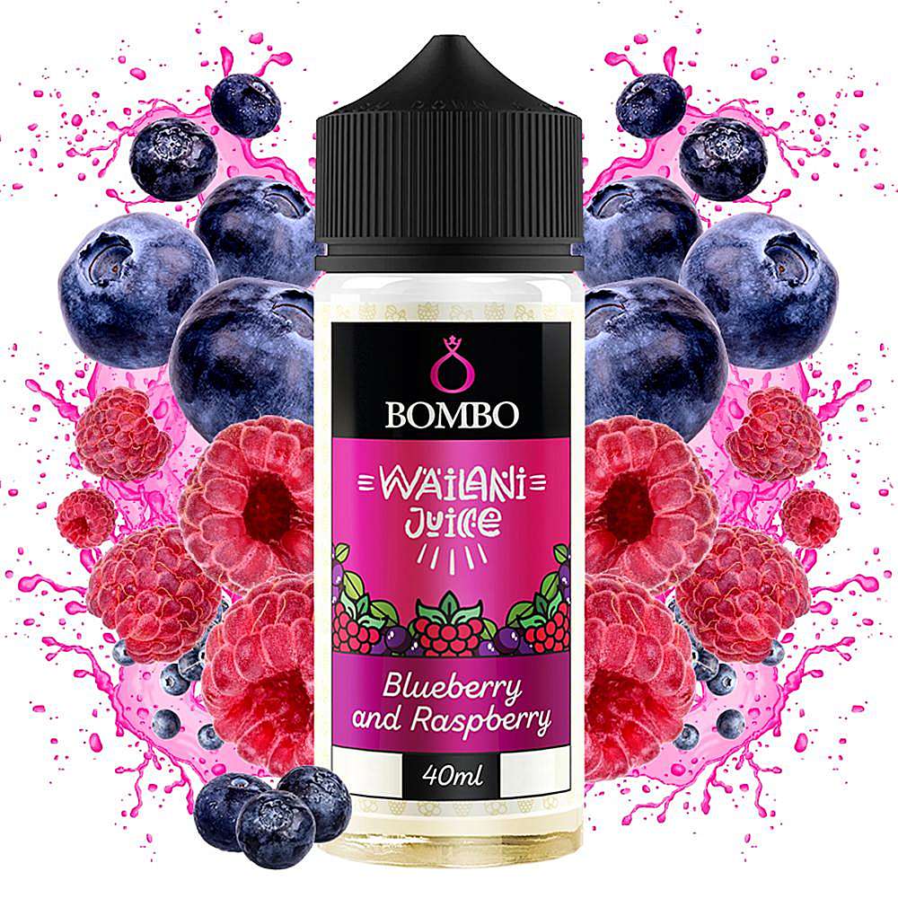 Bombo Wailani Juice Blueberry and Raspberry Flavor Shot 40ml/120ml