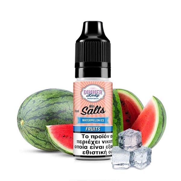 Dinner Lady Watermelon Ice Salts 10ml