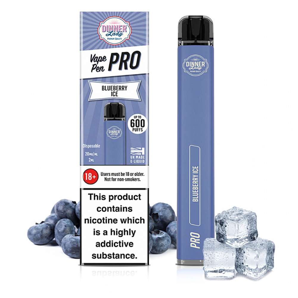 Dinner Lady Pro Blueberry Ice Disposable
