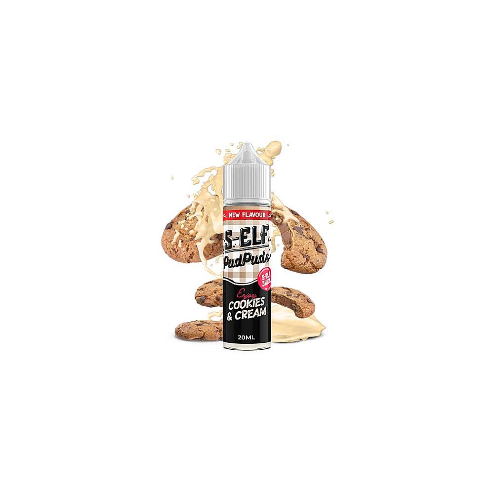 S-Elf Juice Pud Puds Cookies and Cream Flavour Shot