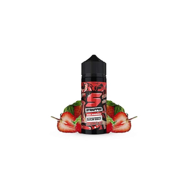 Strapped Reloaded Strawberry Sour Belt Flavour Shot 30ml/120ml